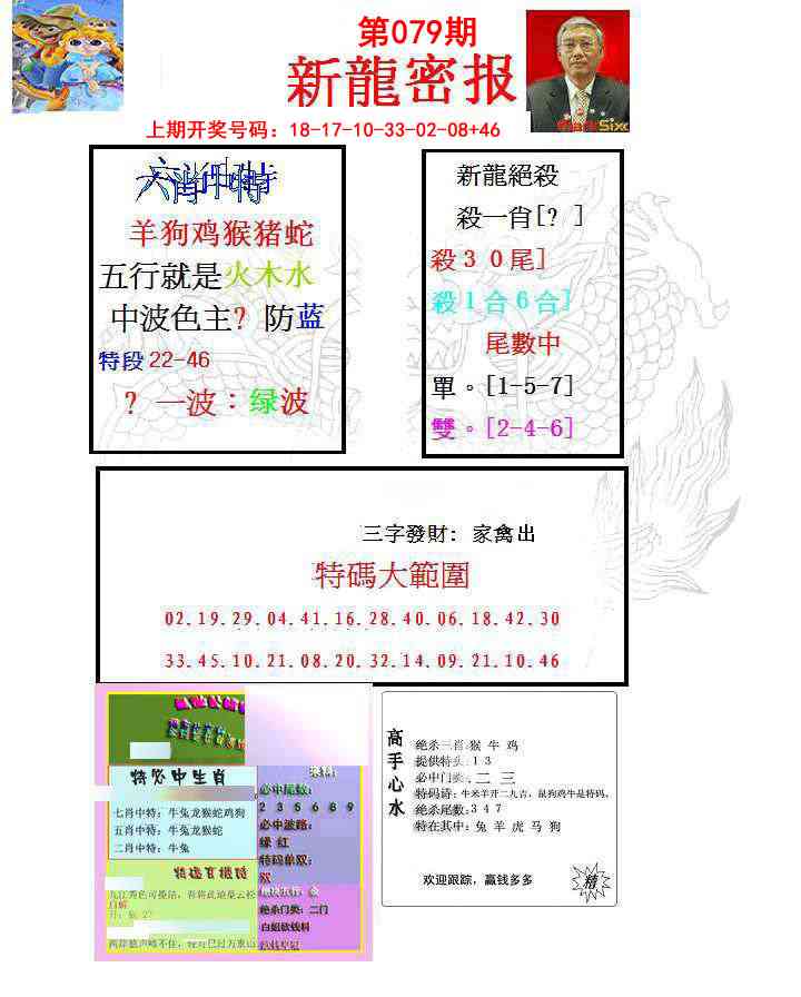 079期新龙密报[图]