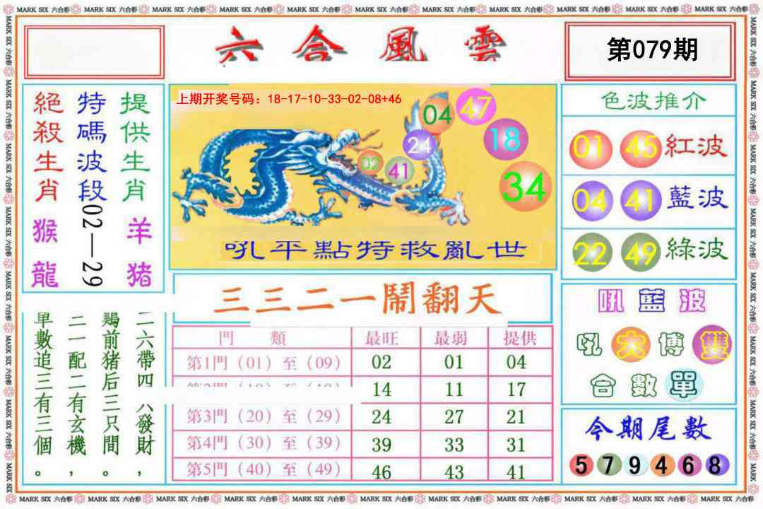 079期六合风云《另版》[图]